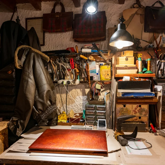Old leather workshop
